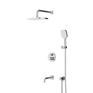 Изображение товара Термостатическая душевая система Am.Pm X-Joy FT85A3RH40 хром для 3 потребителей
