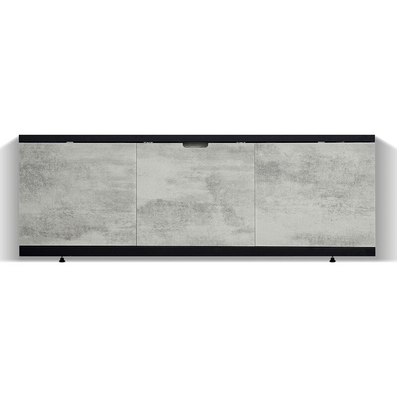 Изображение товара Экран для ванны Alavann Rita Black ALV1197003, 150 см, МДФ, серый бетон