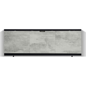 Изображение товара Экран для ванны Alavann Rita Black ALV1198003, 160 см, МДФ, серый бетон (МДЧ-0901-1600-00)