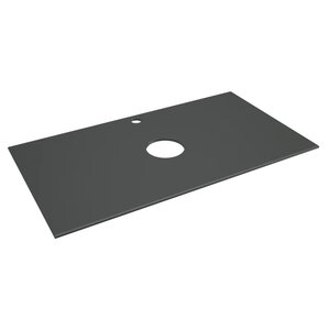 Изображение товара Столешница Corozo Алабама 100 М SD-00001631, стекло, черная, 100 см