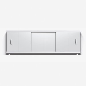 Изображение товара Экран для ванны Alavann Elegant Plus ALV1019001, 150 см, раздвижной, белый