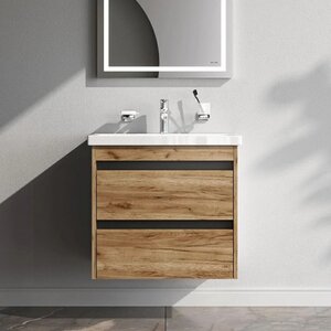 Изображение товара Тумба с раковиной Am.Pm Pulse M91-FHX0602OF-WCC0602WG 60 см подвесная