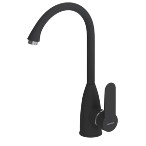 Изображение товара Полимерный смеситель для кухни Damixa Neptune DX408000300, черный матовый