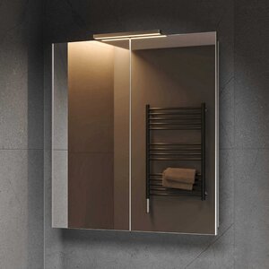 Изображение товара Зеркальный шкаф-трюмо Alavann Cosmetic ALV0771001, 75 см, с приближением, цвет белый (ЛЗ-1802-0750-00)