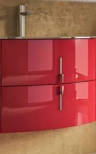 Изображение товара Тумба Cezares Sting 54623 подвесная, цвет Rosso