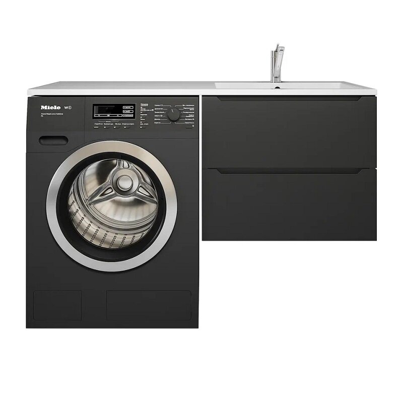 Изображение товара Подвесная тумба под раковину Uperwood Tanos 60 см черный матовый