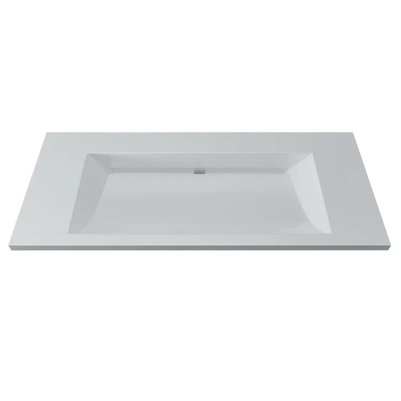 Изображение товара Раковина Uperwood Infinity RInfinity100wg0, 100 см, без отверстия для смесителя, цвет белый