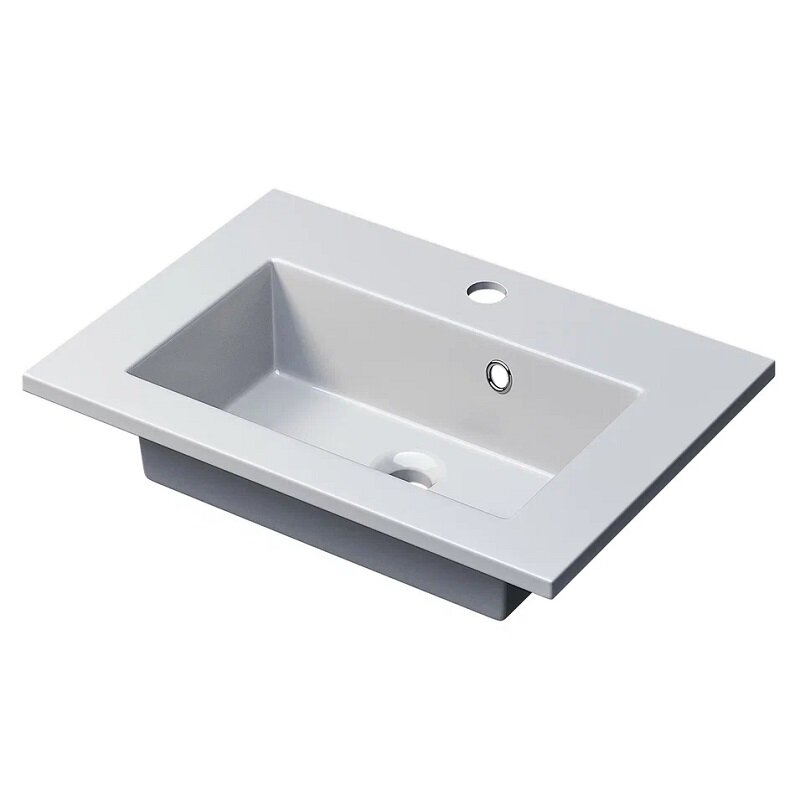 Изображение товара Раковина Uperwood Aurora 50 см белая с переливом для ванной комнаты