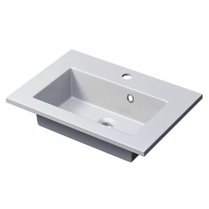 Изображение товара Раковина Uperwood Aurora 50 см белая с переливом для ванной комнаты