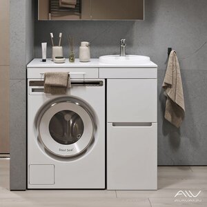 Изображение товара Тумба под раковину Alavann Cosmetic ALV0759001 40 см напольная белая