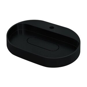 Изображение товара Раковина Uperwood Tanos Quartz 291030523, 55 см, кварцевый композит, цвет черный матовый космос