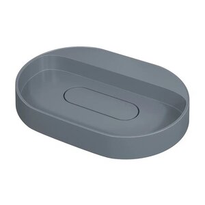 Изображение товара Раковина Uperwood Tanos Quartz RTanosQuartz55B 55 см овальная серый матовый бетон