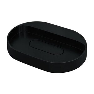 Изображение товара Раковина Uperwood Tanos Quartz RTanosQuartz55K 55 см кварцевый композит черный матовый