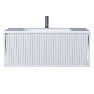 Изображение товара Подвесная тумба под раковину Uperwood Next Premium 100 см белый матовый