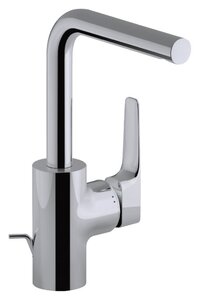 Изображение товара Смеситель Jacob Delafon ALEO+ E72278-CP для раковины с поворотным изливом с донным клапаном (выставочный образец, отсутствует упаковка)