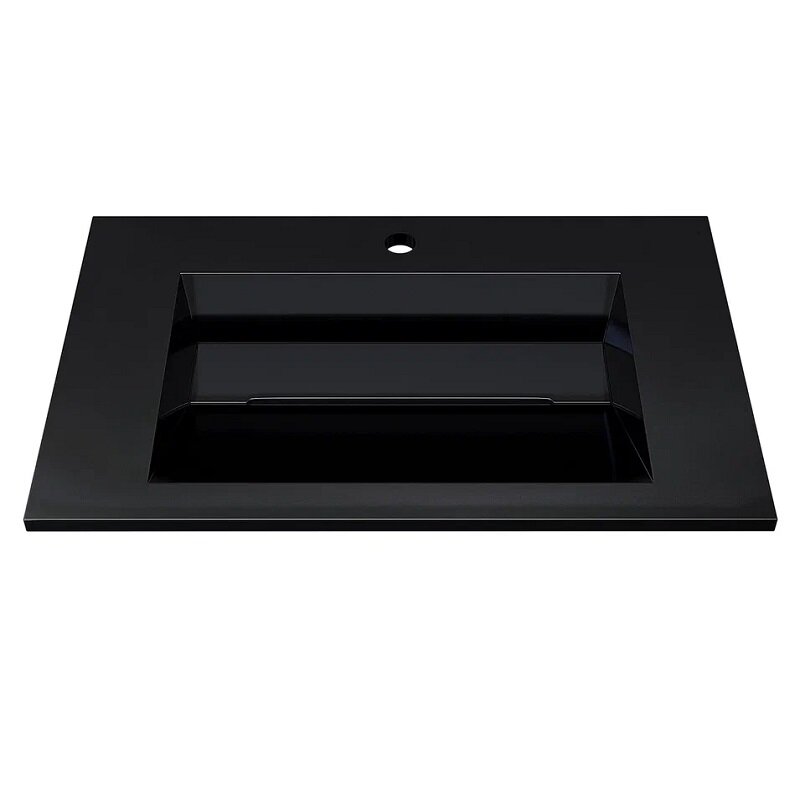 Изображение товара Раковина Uperwood Next Premium RNext70bg, 70 см, литьевой мрамор, цвет черный