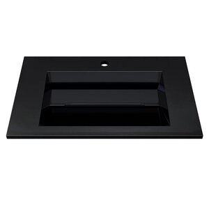 Изображение товара Раковина Uperwood Next Premium RNext70bg, 70 см, литьевой мрамор, цвет черный