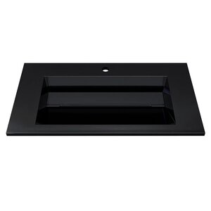 Изображение товара Раковина Uperwood Next Premium RNext80bg, 80 см, литьевой мрамор, цвет черный