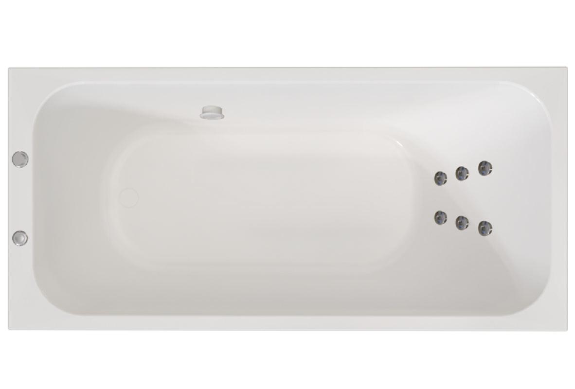 Изображение товара Ванна Радомир Прованс 170x80 Прямоугольная с гидромассажем Стандарт