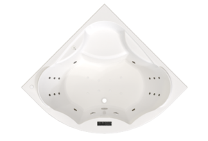 Изображение товара Гидромассажная ванна Радомир Сандра 149х149 см акрил гидромассаж люкс с хромотерапией