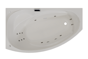 Изображение товара Гидромассажная ванна Радомир София 2-83-2-1-0-223/2-83-2-2-0-223, 169 х 99 см, L/R, рама-подставка, фронтальный экран, полотенцедержатель, сифон, слив-перелив автомат, гидромассаж Люкс хром КУ 500, белая