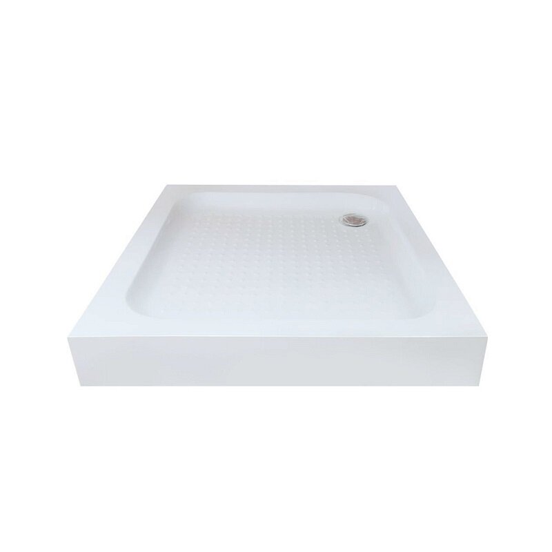 Изображение товара Душевой поддон Olive'S P-10015S-WH квадратный 100х100 см низкий белый