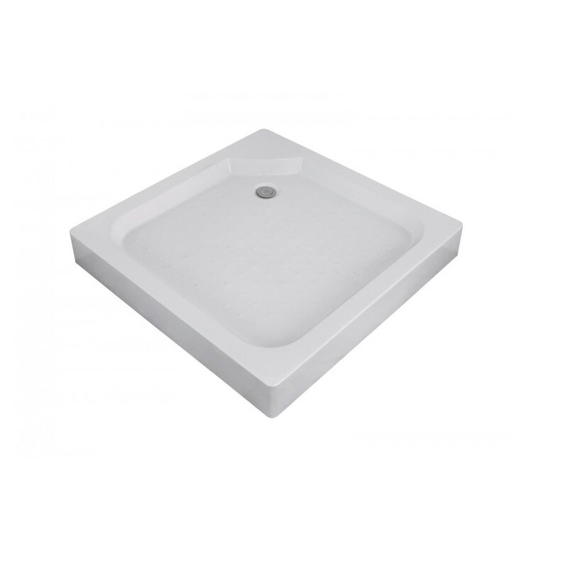 Изображение товара Душевой поддон Olive'S Mino 90x90 см низкий белый из АБС-пластика с гидрозатвором