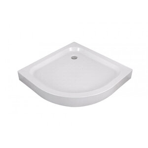 Изображение товара Душевой поддон Olive'S Mino 90x90 см четверть круга низкий белый из ABS