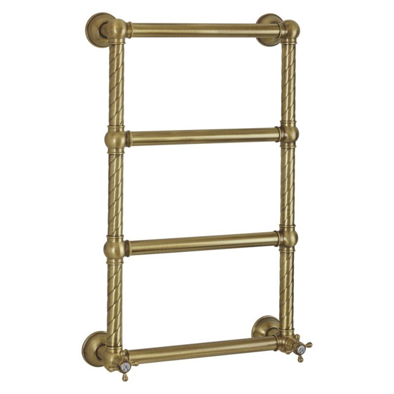 Изображение товара Полотенцесушитель электрический Migliore Edera ML.EDR-EL.100.br, 41 x 77.5 см, бронза, провод слева