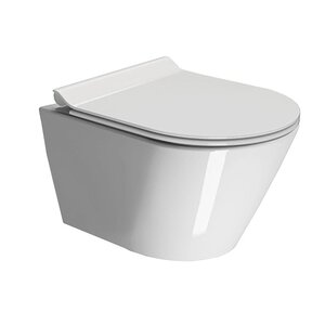 Изображение товара Подвесной безободковый унитаз GSI Kube 941211 с системой торнадо и антибактериальной глазурью