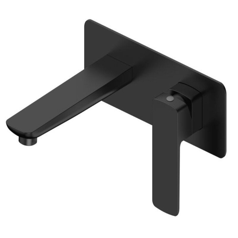 Изображение товара Смеситель для раковины Oliveeka D-Line OL-869003-MB черный матовый встроенный