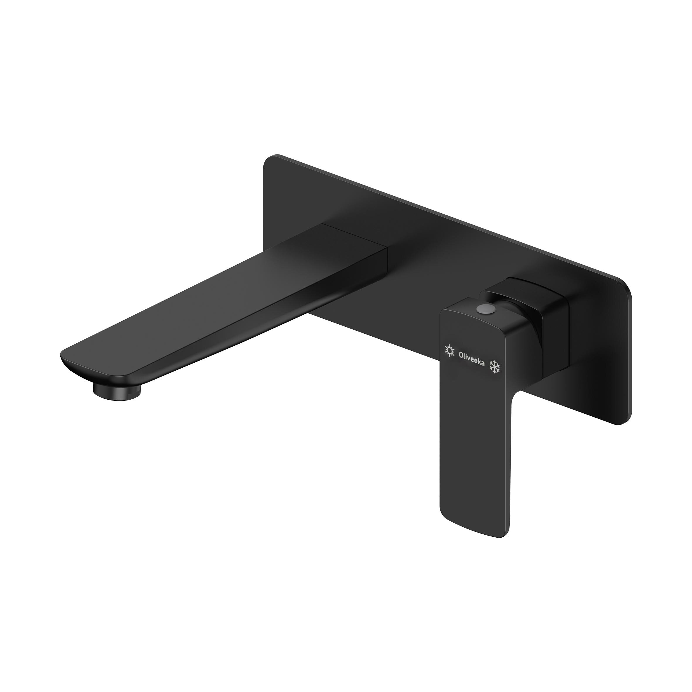 Изображение товара Смеситель Oliveeka D-Line OL-869003-MB черный матовый