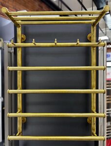 Изображение товара Полотенцесушитель водяной Secado Турин 1 КСП, ширина 60 см, высота 80 см, с полкой, цвет бронза