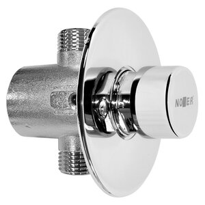 Изображение товара Смывное устройство Nofer Essentialtemp 07570.N для раковины/писсуара с кнопкой и таймером, хром