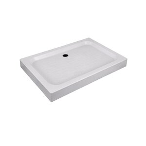 Изображение товара Душевой поддон Olive'S P-12815R-WH 120x80 см низкий белый с сифоном и антискользящим покрытием