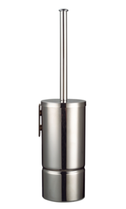 Изображение товара Ершик для унитаза Nofer 09071.S хром матовый напольный настенный из нержавеющей стали
