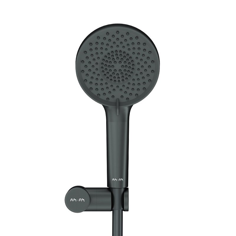 Изображение товара Душевой гарнитур Am.Pm X-Joy F01185A022, лейка 3 режима струи, цвет черный матовый