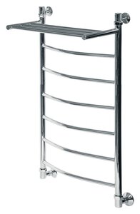 Изображение товара Полотенцесушитель водяной Ника Arc ЛД ВП 7-Cr, высота 103 см, ширина 56 см, с полочкой, цвет хром