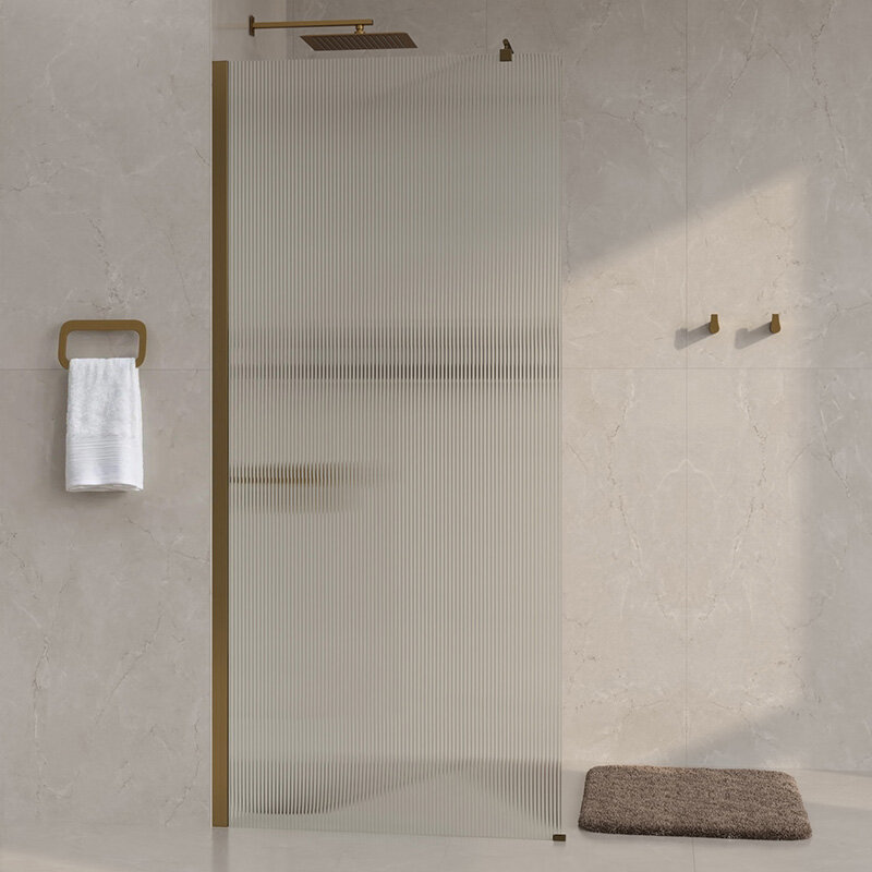 Изображение товара Душевая стенка WasserKraft Rur 30W44BG-FL 100 см матовое золото Изображение товара Душевая стенка WasserKraft Rur 30W44BG-FL 100 см матовое золото