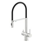 Смеситель для кухонной мойки Oliveeka K OL-458009-BN, с подключением к фильтру, никель матовый - фото 1