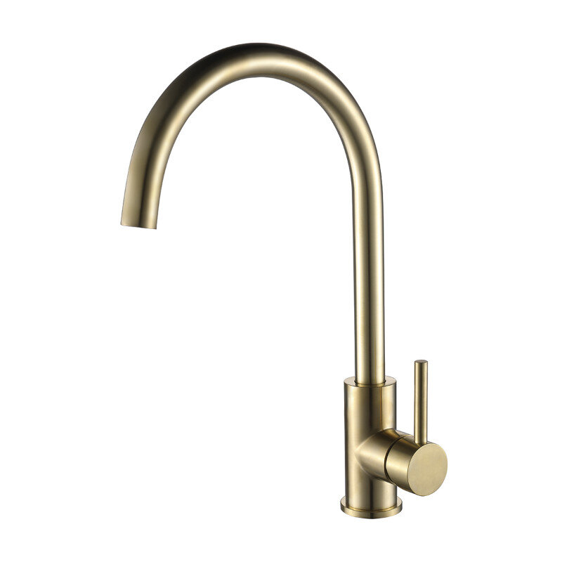 Изображение товара Смеситель для кухонной мойки Oliveeka KS OL-963002-BG, золото матовое