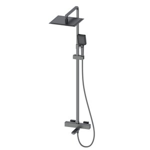 Изображение товара Душевая система Oliveeka D OL-739901-BGM, термостатическая, матовый оружейный металл