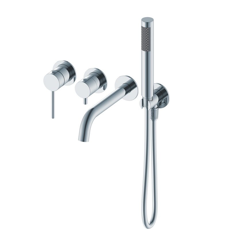 Изображение товара Смеситель для ванны и душа Oliveeka Y OL-889017-CR с душевым гарнитуром