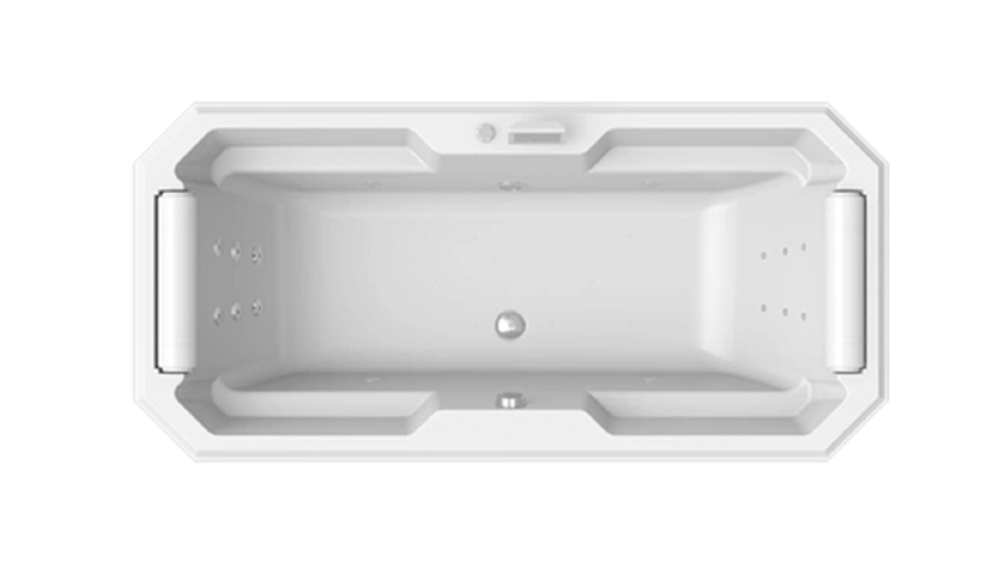 Изображение товара Fra Grande Фернандо 190x90 см: отдельно стоящая акриловая ванна с рама-подставкой