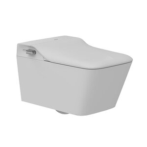 Изображение товара Подвесной унитаз Arrow AKB2130EWH электронный, безободковый с функцией биде, белый, сиденье и клавиша белые