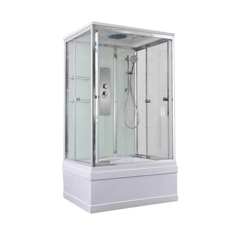 Изображение товара Душевая кабина AvaCan V5012 78253 120x90 см с крышей и высоким поддоном Изображение товара Душевая кабина AvaCan V5012 78253 120x90 см с крышей и высоким поддоном