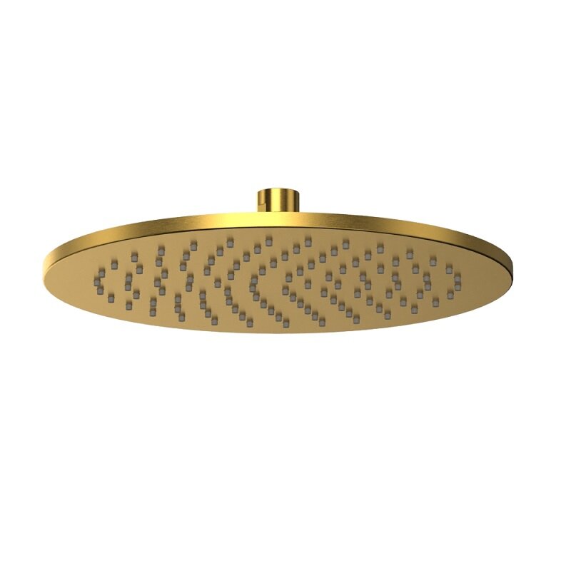 Изображение товара Верхний душ Whitecross Y brushed gold Y1301GLB 25 см в цвете золото брашированное