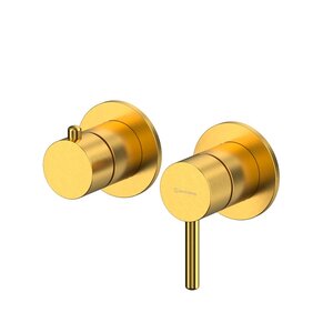 Изображение товара Смеситель для душа Whitecross Y brushed gold 2-Y1242GLB с PVD покрытием и внутренним монтажом