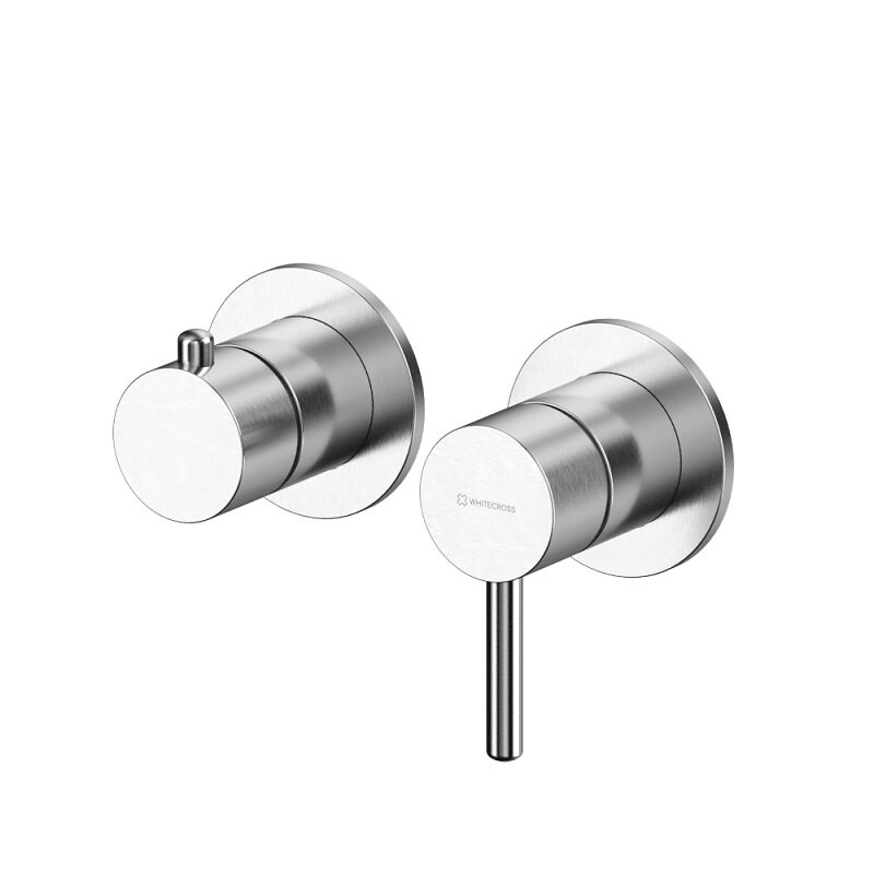 Изображение товара Смеситель для душа Whitecross Y brushed nickel 2-Y1242NIB с единой ручкой