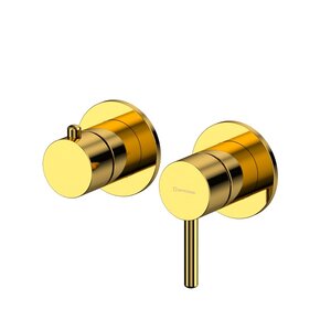 Изображение товара Смеситель для душа Whitecross Y gold, 2-Y1243GL, на 3 потребителя, цвет золото PVD